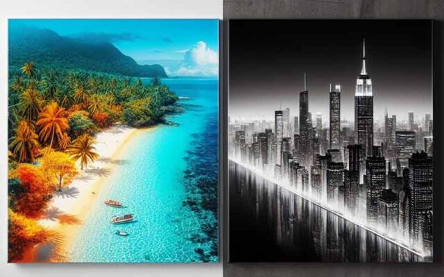 Acrylic vs metal prints guide