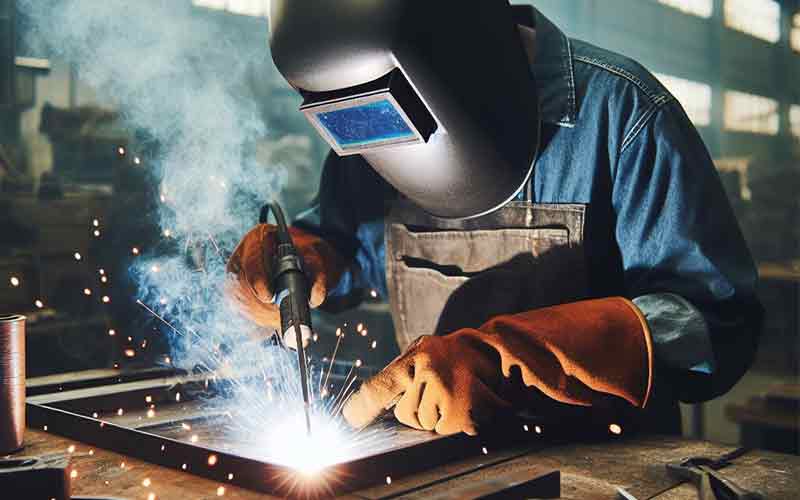 Welding as procedure to join metal art pieces