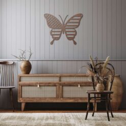 American Flag Butterfly Metal Wall Art - Image 7
