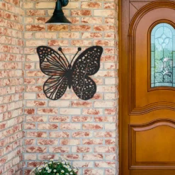 Heart-inspired Butterfly Metal Wall Art - Image 4