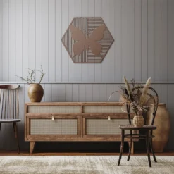 Minimalist Polygon Butterfly Metal Wall Art - Image 4