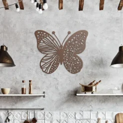 Heart-inspired Butterfly Metal Wall Art - Image 7