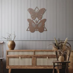 Triangle Butterfly Metal Wall Art - Image 4
