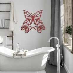 3-Set Metal Butterflies Fence & Wall Decor for Outdoor and Indoor Use - Image 9
