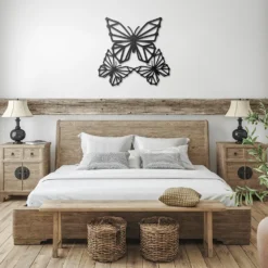 3-Set Metal Butterflies Fence & Wall Decor for Outdoor and Indoor Use - Image 6
