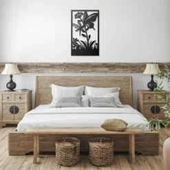 Alternative view of Butterfly and Dragonfly Metal Wall Art