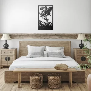 Alternative view of Butterfly and Dragonfly Metal Wall Art