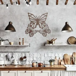 3-Set Metal Butterflies Fence & Wall Decor for Outdoor and Indoor Use - Image 4