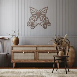 3-Set Metal Butterflies Fence & Wall Decor for Outdoor and Indoor Use - Image 7