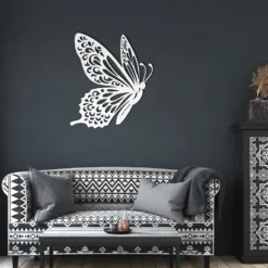 Large Metal Butterfly Yard Art - Image 7