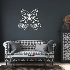 3-Set Metal Butterflies Fence & Wall Decor for Outdoor and Indoor Use - Image 5