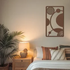 Modern Minimalistic Abstract Geometric Metal Wall Art - Image 5