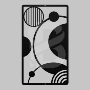 Modern Minimalistic Abstract Geometric Metal Wall Art