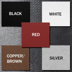 Metal wall art color options
