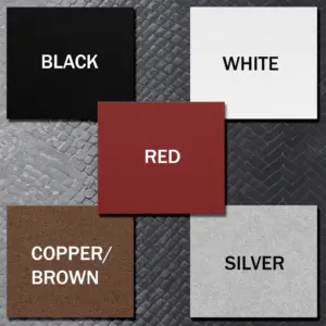 Metal wall art color options