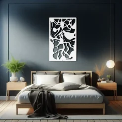 Organic Flow Abstract Metal Wall Art - Image 3