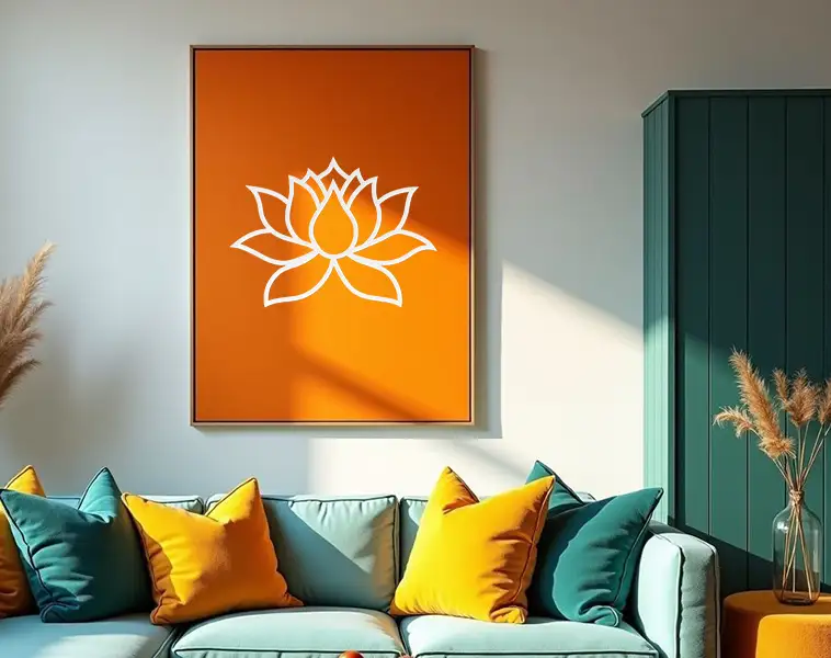 Unique custom wall art for inside home living room, bedroom, kitchen, bathroom-office and outdoor yard/garden