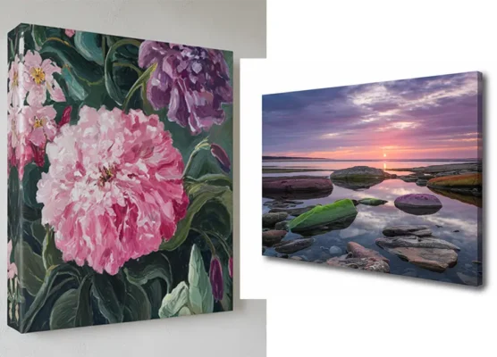 Acrylic vs. canvas prints-a comprehensive comparison guide