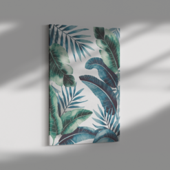 Tropical Leaves Canvas Wall Art – Vertical Botanical Print for Home & Office - Image 5