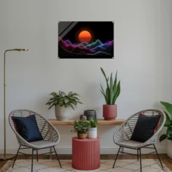 Lounge wall display