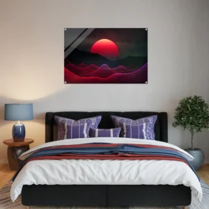 Cozy bedroom display