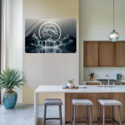 Alternative view of Mystical Ring & Waterfall Acrylic Wall Art Print