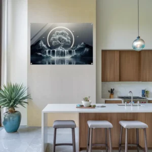Alternative view of Mystical Ring & Waterfall Acrylic Wall Art Print