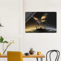 Water droplet art for kitchen/dining room walls