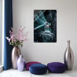 Anisoptera acrylic wall hanging indoor