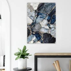 Indoor display with white walls