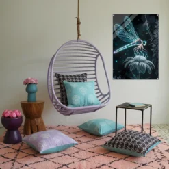 Relaxation room dragonfly wall decoration