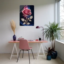 Study room acrylic radiant wall art