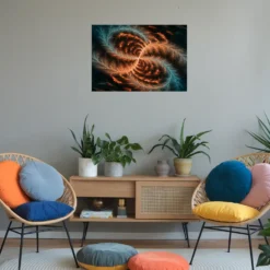 Lounge room display- cosmos wall art