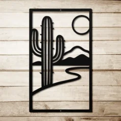 Contemporary Abstract Desert Metal Wall Art - Image 7