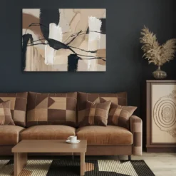30x40 Canvas Contemporary Earthy Abstract Wall Art Living Room