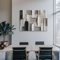 30x40 canvas neutral art office wall decor