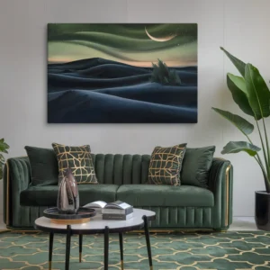 40x60 Canvas Surreal Twilight Landscape Canvas Wall Art Luxurious Modern Living