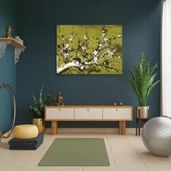 Calming Zen Cherry Blossom Canvas Art Meditation Yoga Room Wall Decor