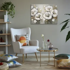 30x40 Canvas Opulent Bloom Wall Art Lounge Room