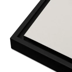 Black thick pine wood frame