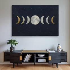 40x60 Extra Large Lunar Passage Canvas Wall Art