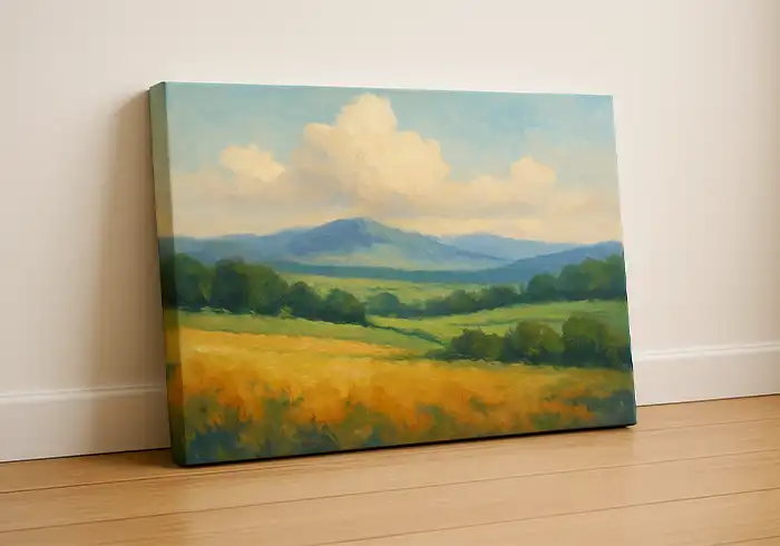 Leaning Artwork Against Wall- Displaying Art and Photos Without Hanging