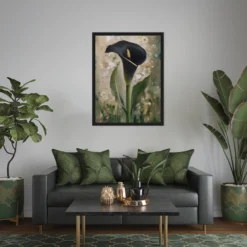 Calla Artwork Living Room display