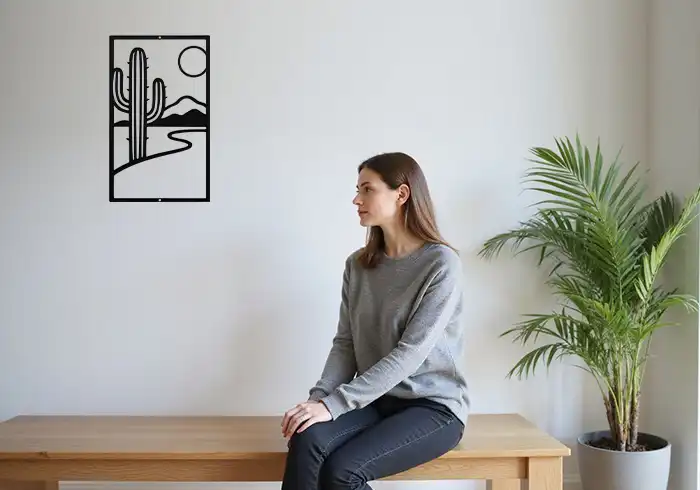 Minimalist abstract art style