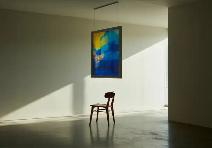 Art Hanging Height Rules 8, 9, 10, and  12 Foot Ceiling