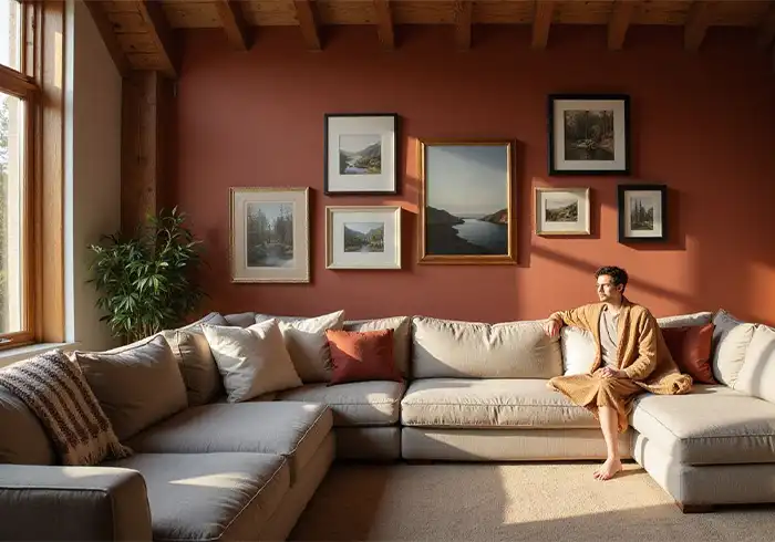 Bold Gallery Wall Framed Artworks