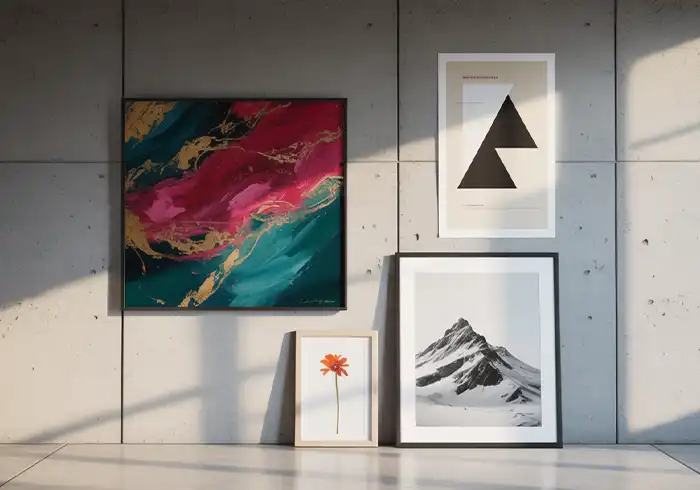 Multi-Style Gallery Wall Decor