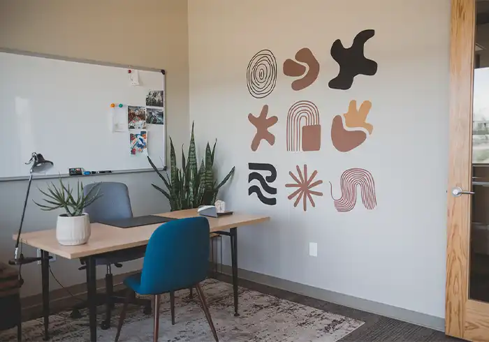 Office Wall Decor Removable Colorful Stickers