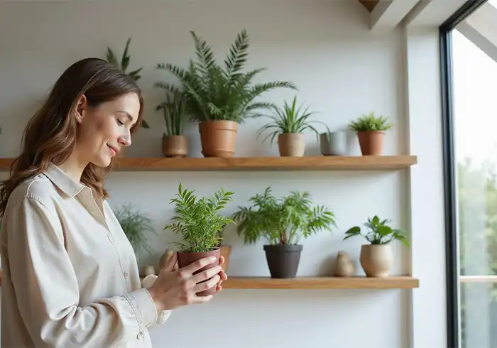 Placing Plants on Shelves or Ledges
