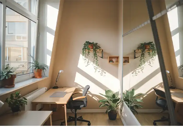 Small Office Wall Decor Ideas Large Mirrors